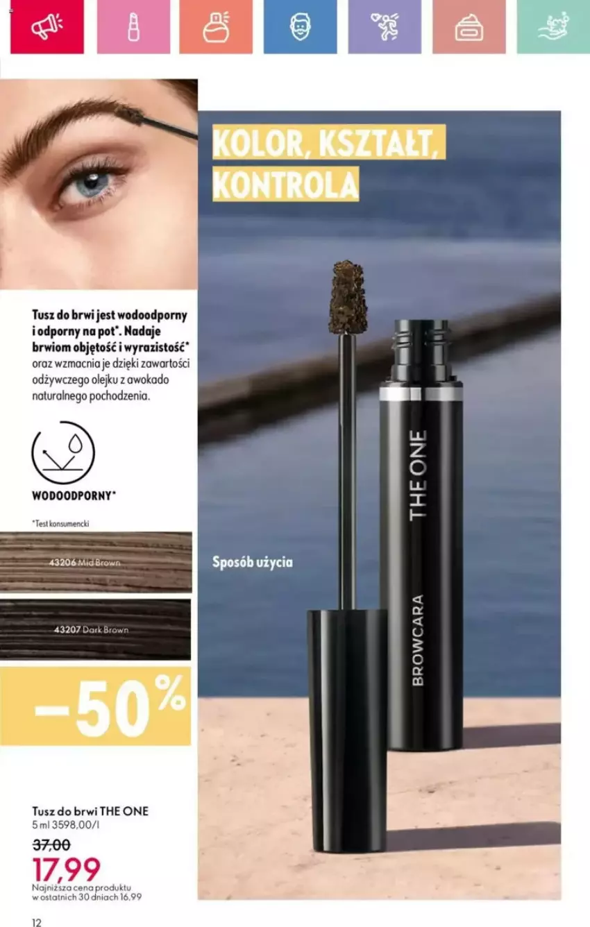 Gazetka promocyjna Oriflame - ważna 25.05 do 14.06.2025 - strona 46 - produkty: Olej, Por, The ONE, Tusz