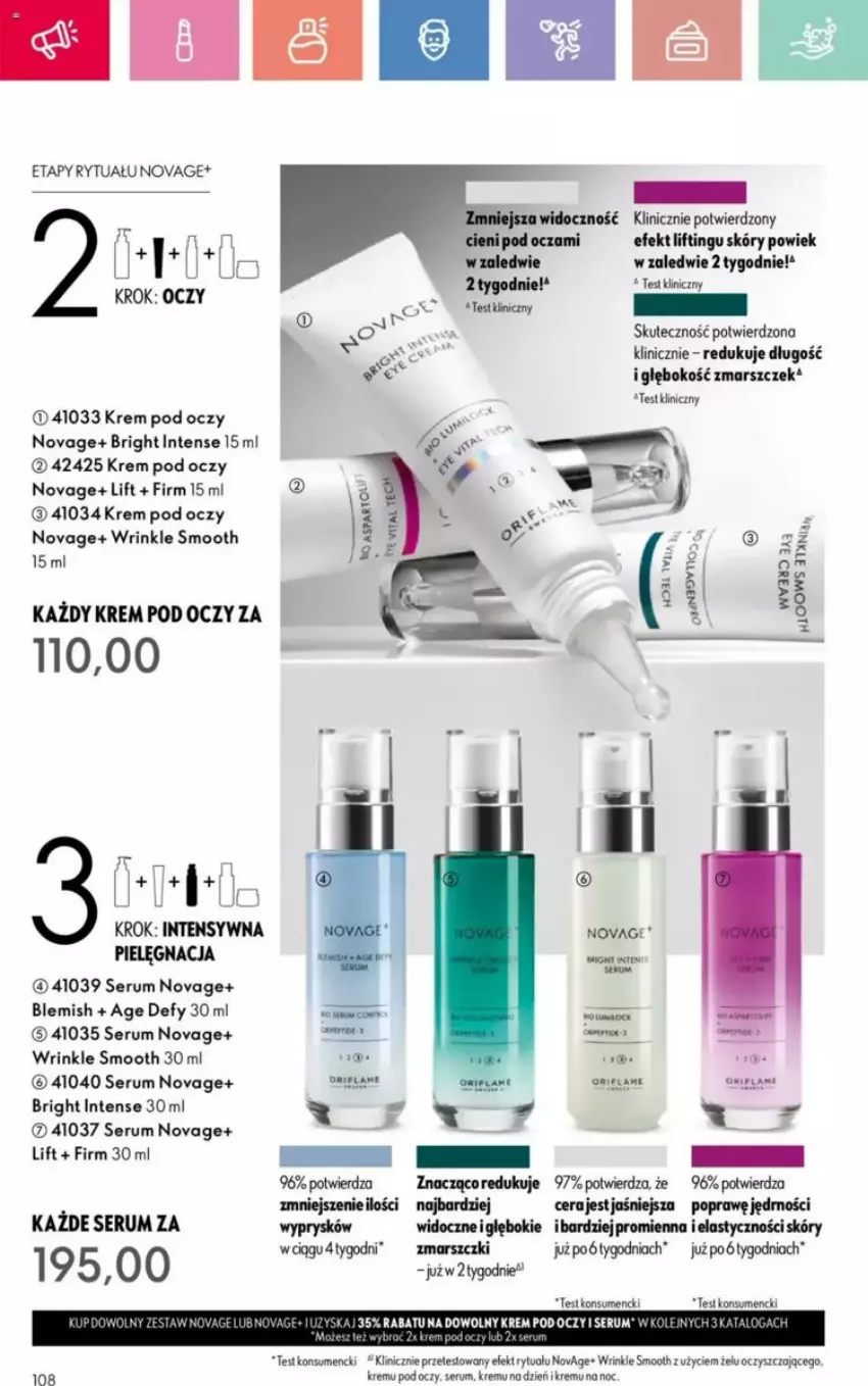 Gazetka promocyjna Oriflame - ważna 25.05 do 14.06.2025 - strona 49 - produkty: Fa, Krem pod oczy, Mars, NovAge, Rum, Ser, Serum