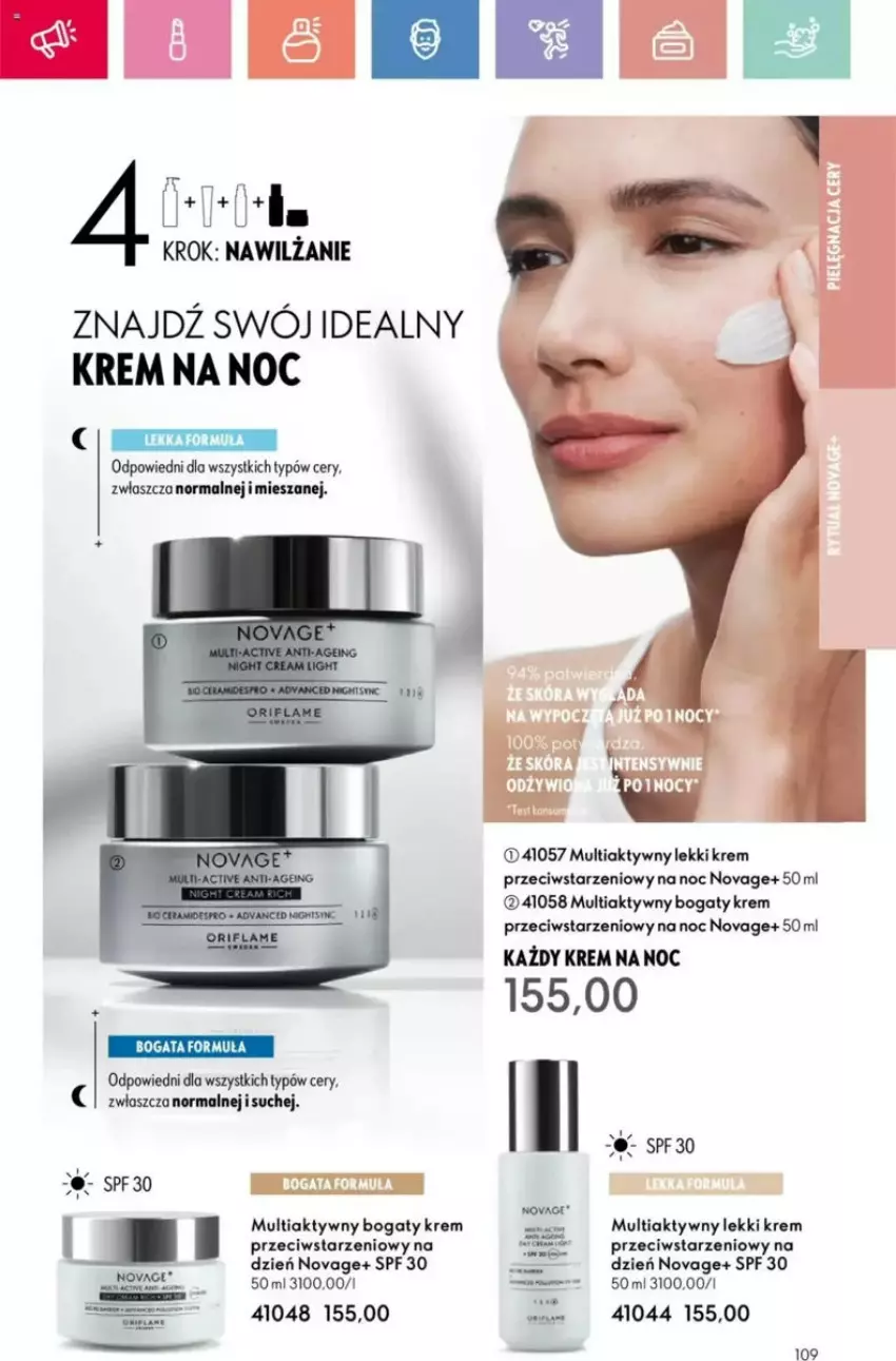 Gazetka promocyjna Oriflame - ważna 25.05 do 14.06.2025 - strona 50 - produkty: Krem na noc, NovAge