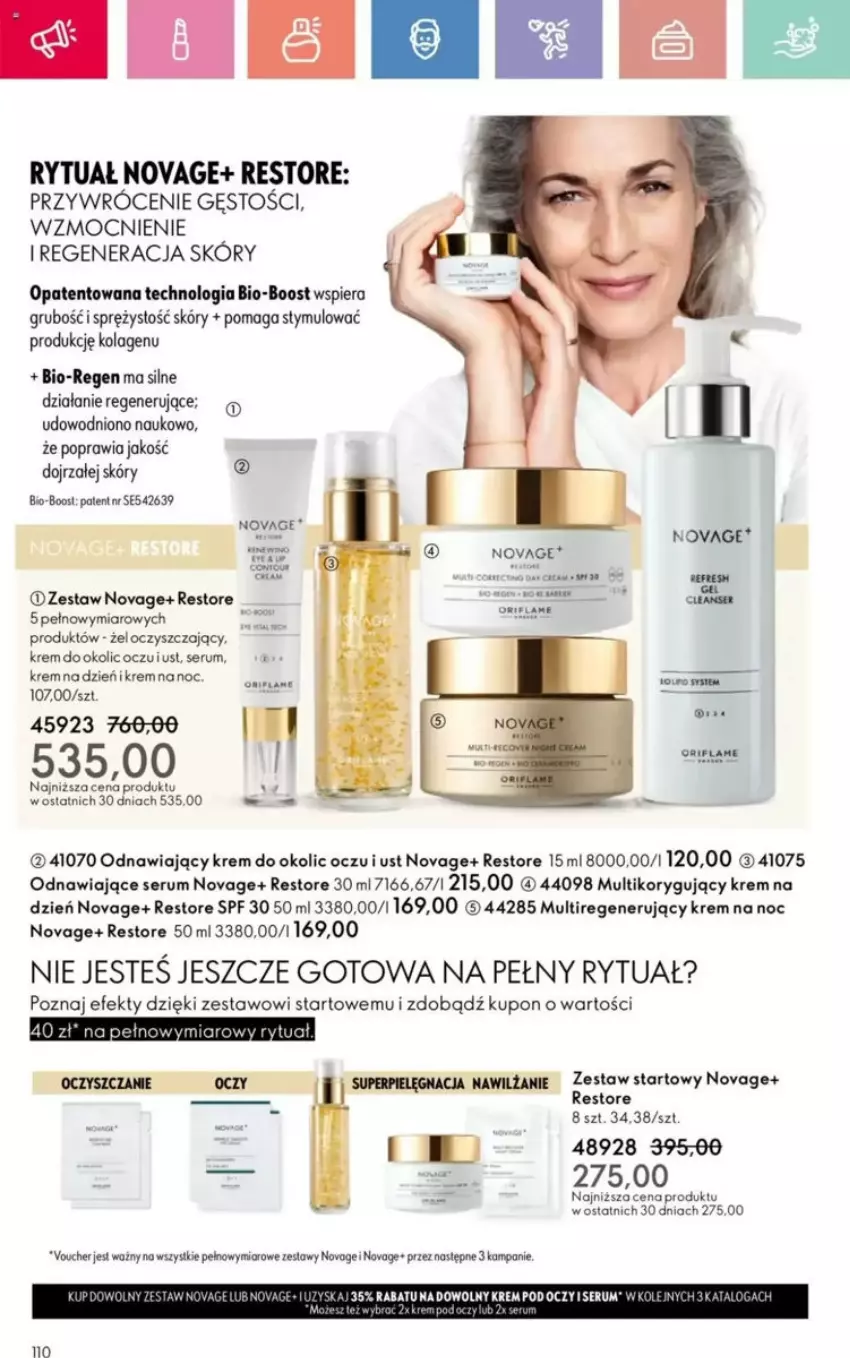 Gazetka promocyjna Oriflame - ważna 25.05 do 14.06.2025 - strona 51 - produkty: Kolagen, Krem na dzień, Krem na noc, NovAge, Rum, Ser, Serum