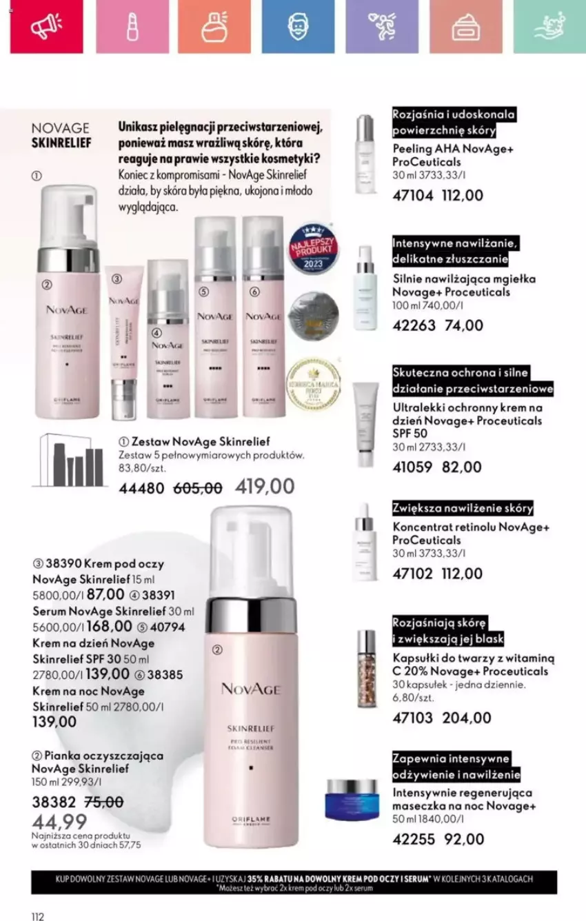 Gazetka promocyjna Oriflame - ważna 25.05 do 14.06.2025 - strona 53 - produkty: Fa, Krem na dzień, Krem na noc, NovAge, Ochronny krem, Peeling, Rum, Ser, Serum