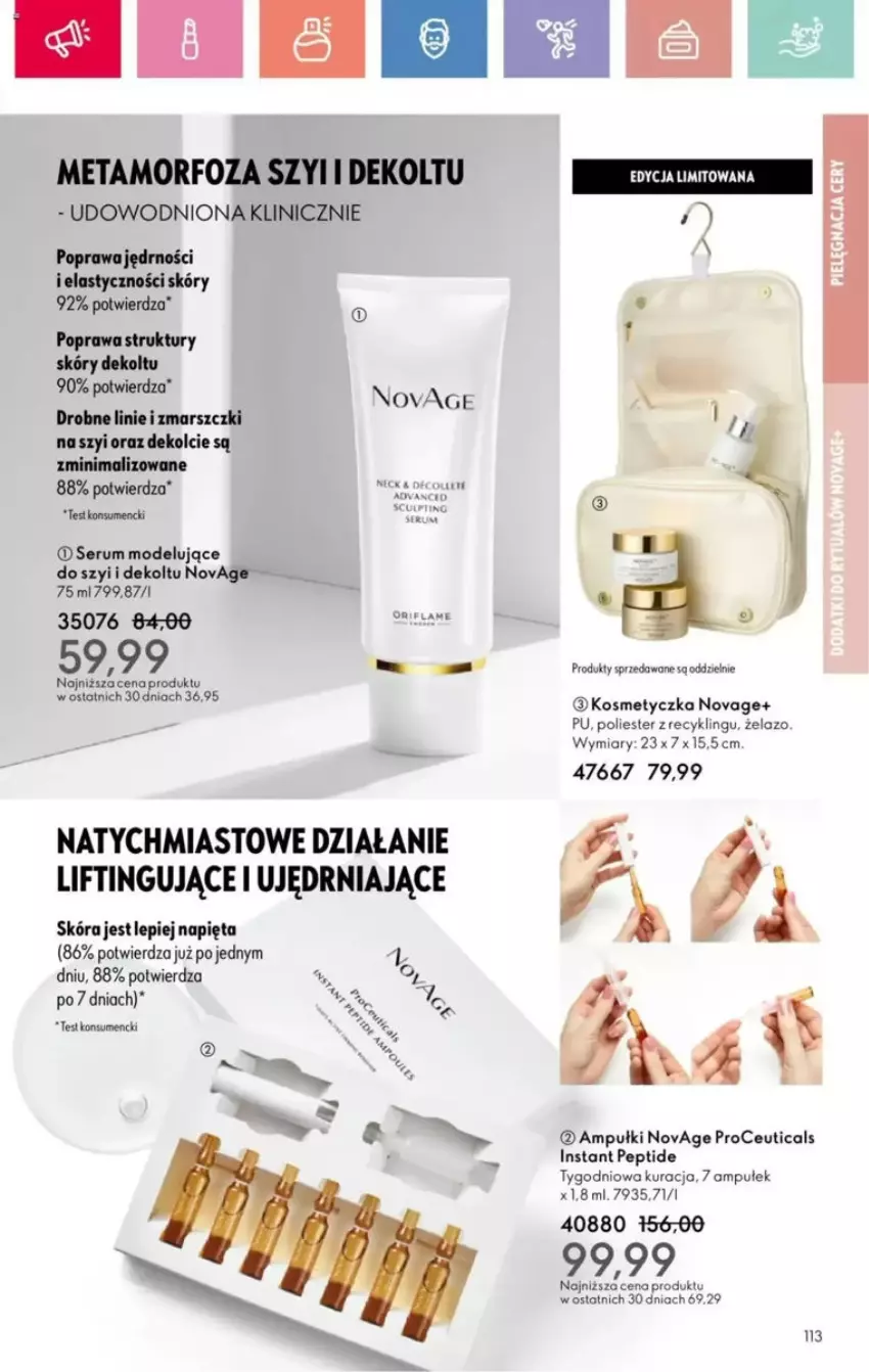 Gazetka promocyjna Oriflame - ważna 25.05 do 14.06.2025 - strona 54 - produkty: Kosmetyczka, Mars, NovAge, Rum, Ser, Serum