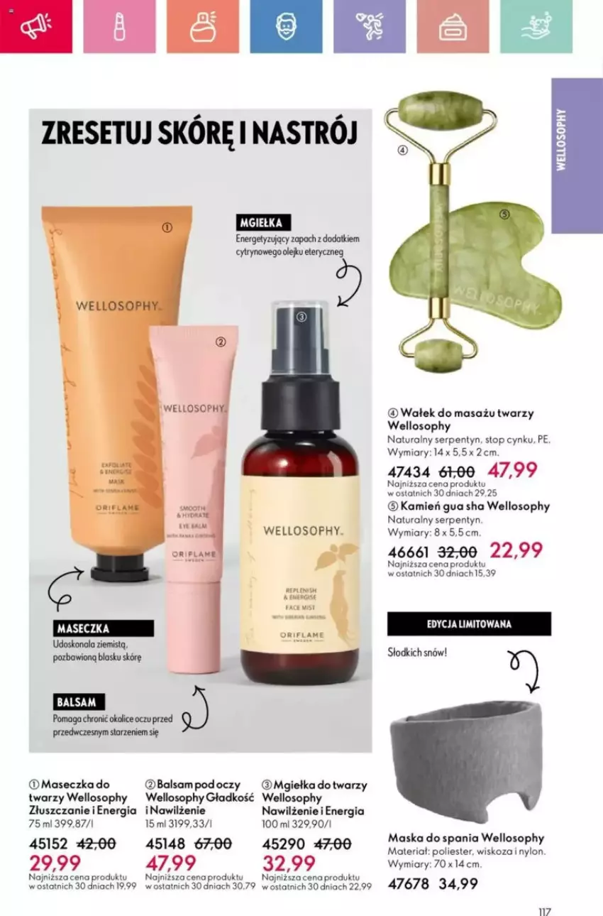 Gazetka promocyjna Oriflame - ważna 25.05 do 14.06.2025 - strona 61 - produkty: Balsam pod oczy, Cynk, Fa, Maska, Mgiełka do twarzy, Mus, Olej, Oriflame, Ser, Top, Wałek