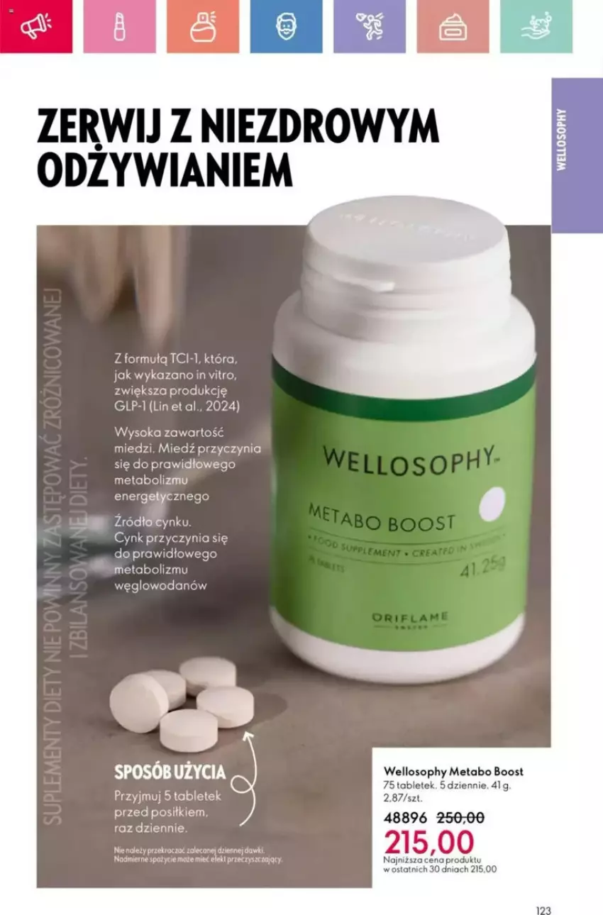 Gazetka promocyjna Oriflame - ważna 25.05 do 14.06.2025 - strona 70 - produkty: Cynk, Fa, Sok, Tablet, Woda