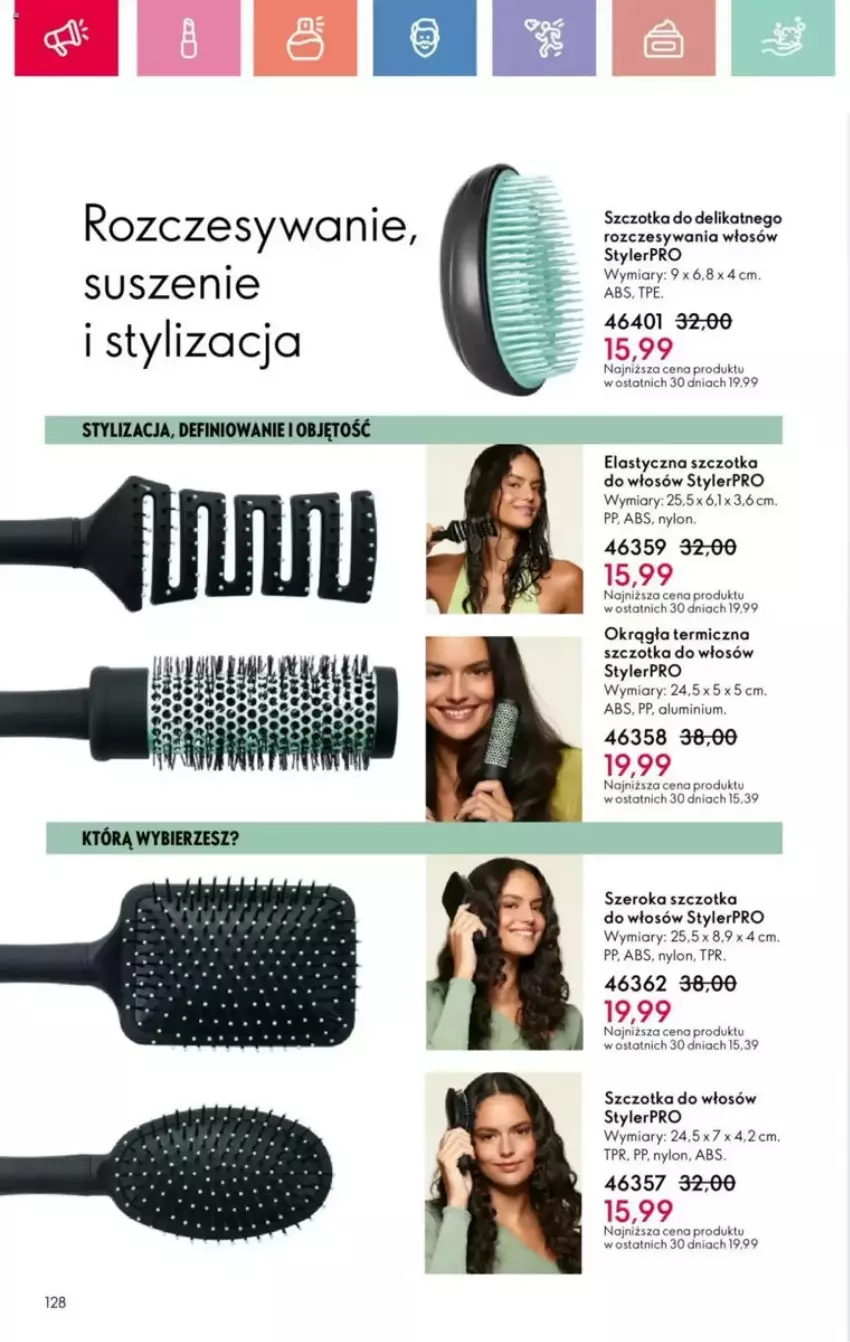 Gazetka promocyjna Oriflame - ważna 25.05 do 14.06.2025 - strona 77 - produkty: BIC, Szczotka, Szczotka do włosów