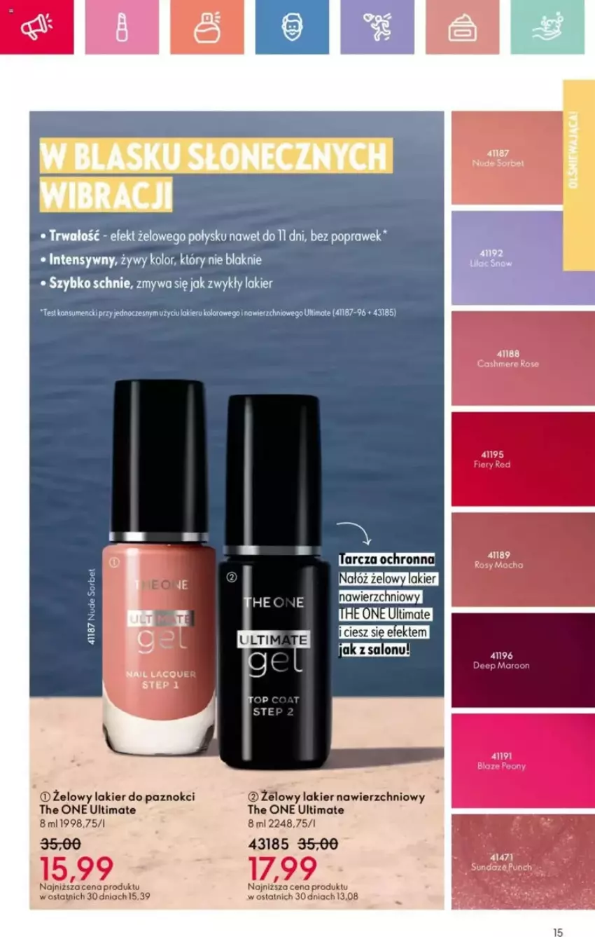 Gazetka promocyjna Oriflame - ważna 25.05 do 14.06.2025 - strona 79 - produkty: Lakier, Lakier do paznokci, The ONE
