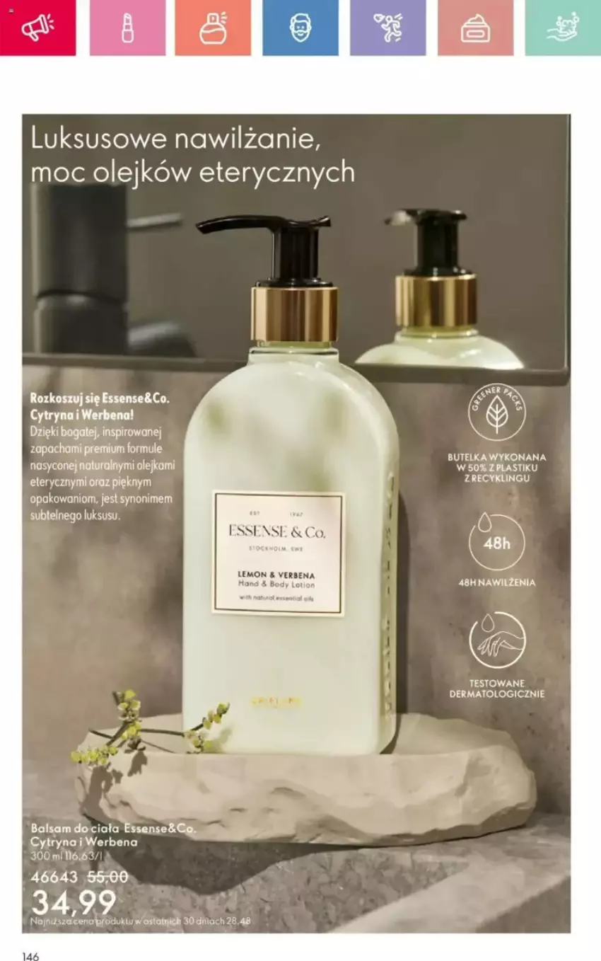Gazetka promocyjna Oriflame - ważna 25.05 do 14.06.2025 - strona 99 - produkty: Anew, Balsam do ciała, Body, Kosz, Olej, Piec, Tran