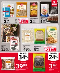 Gazetka promocyjna Selgros - Oferta spożywcza - Gazetka - ważna od 24.03 do 24.03.2021 - strona 17 - produkty: Mak mielony, Orzechy włoskie, Ryż, Cukier puder, Cukier, Migdały, Puder, Rodzynki, Cukier trzcinowy, Kasza