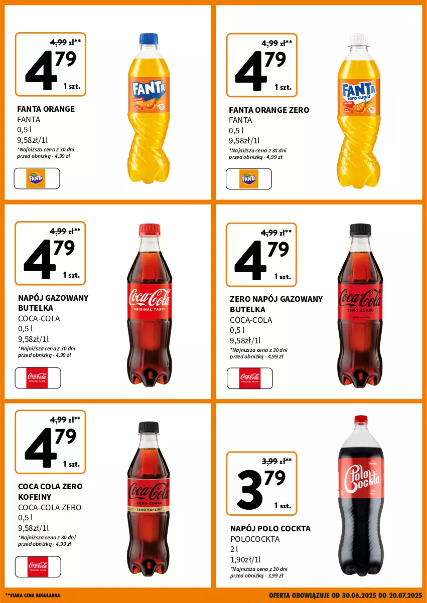 Gazetka promocyjna Intermarche - Nowa Niższa Cena - ważna 30.06 do 20.07.2025 - strona 2 - produkty: Coca-Cola, Fa, Fanta, Napój, Napój gazowany