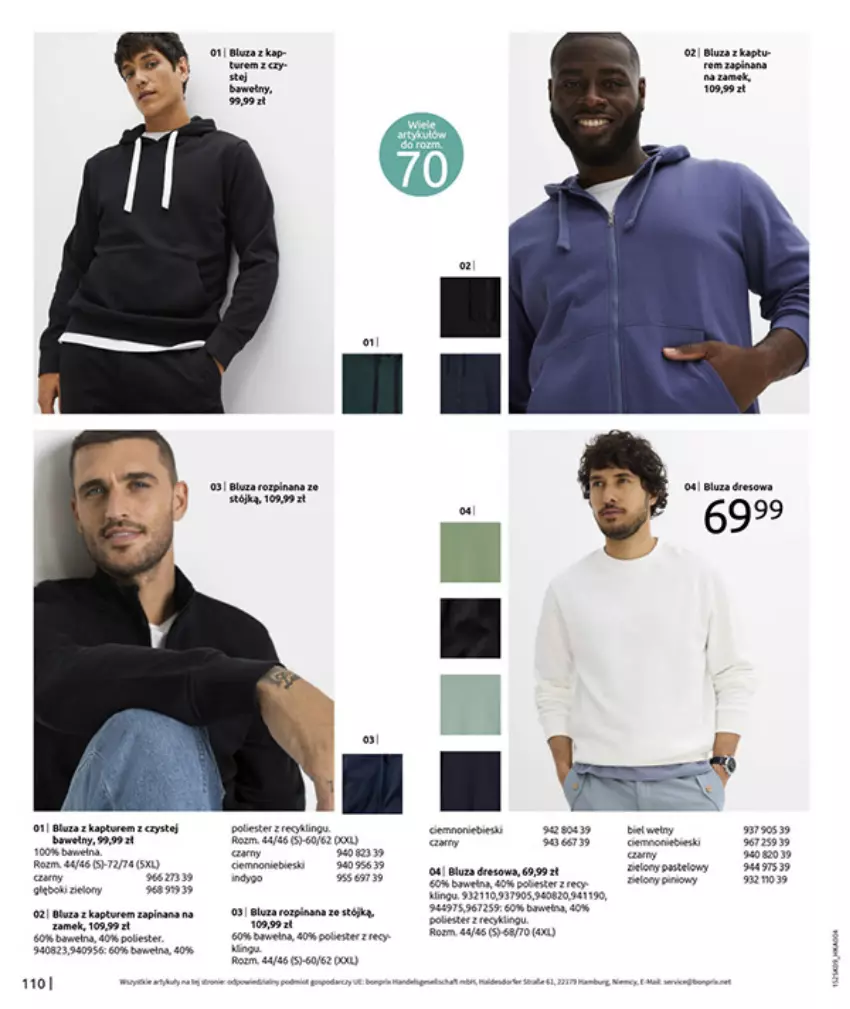 Gazetka promocyjna Bonprix - PRZYTULNY SEZON PRZEJŚCIOWY - ważna 23.09 do 03.11.2025 - strona 112 - produkty: Bluza, Fa, Gra, Por, Sok, Wełna