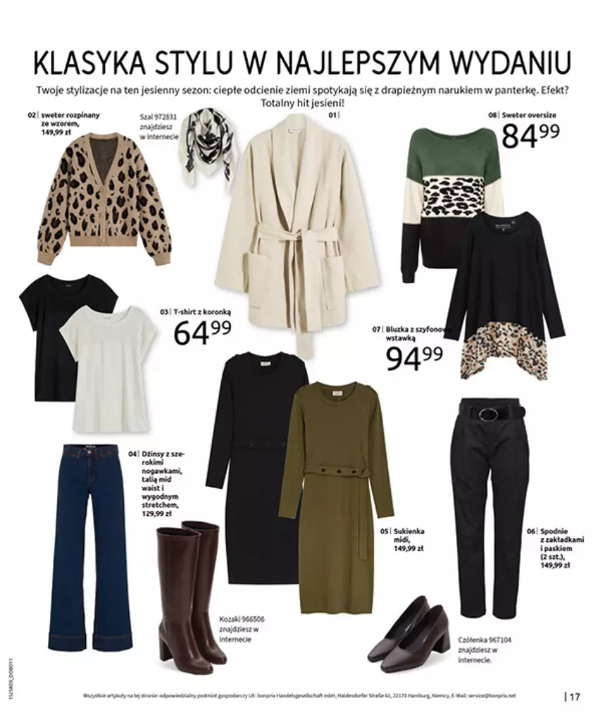 Gazetka promocyjna Bonprix - PRZYTULNY SEZON PRZEJŚCIOWY - ważna 23.09 do 03.11.2025 - strona 19 - produkty: HP, LG, Por, Spodnie, Sweter