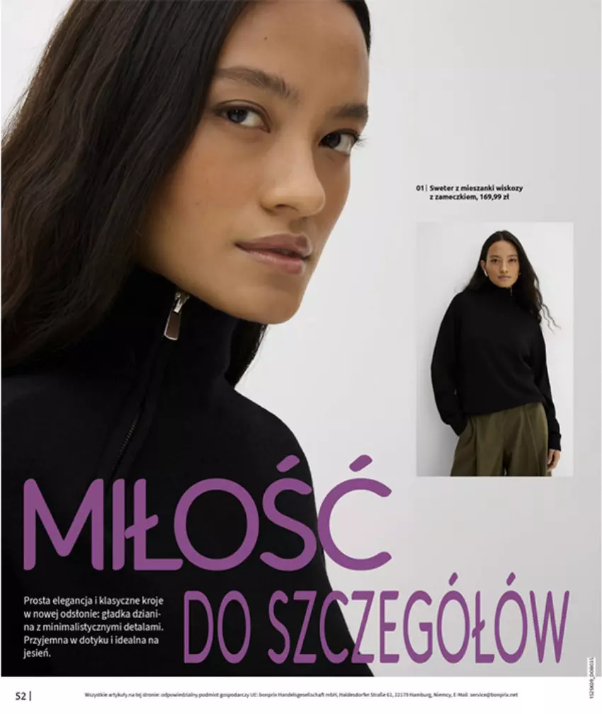 Gazetka promocyjna Bonprix - PRZYTULNY SEZON PRZEJŚCIOWY - ważna 23.09 do 03.11.2025 - strona 54 - produkty: Sweter