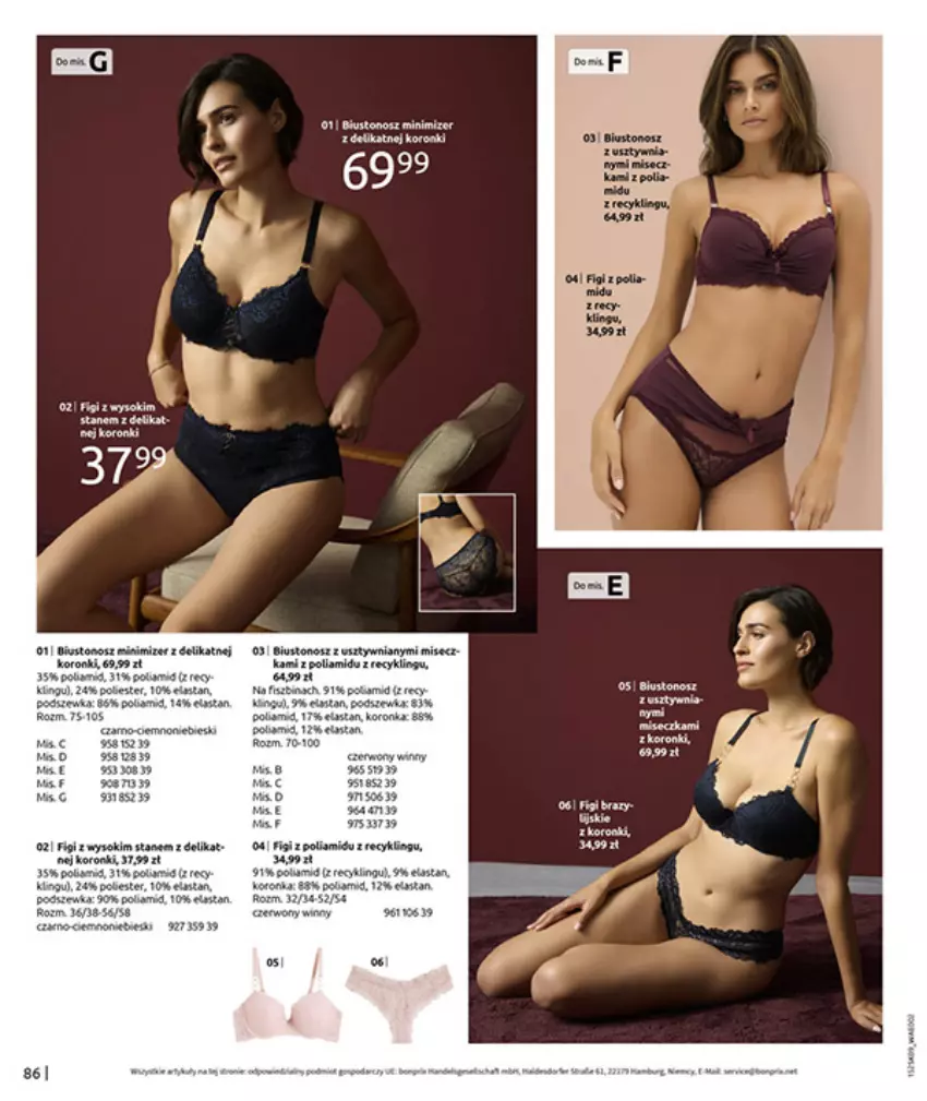 Gazetka promocyjna Bonprix - PRZYTULNY SEZON PRZEJŚCIOWY - ważna 23.09 do 03.11.2025 - strona 88 - produkty: Figi