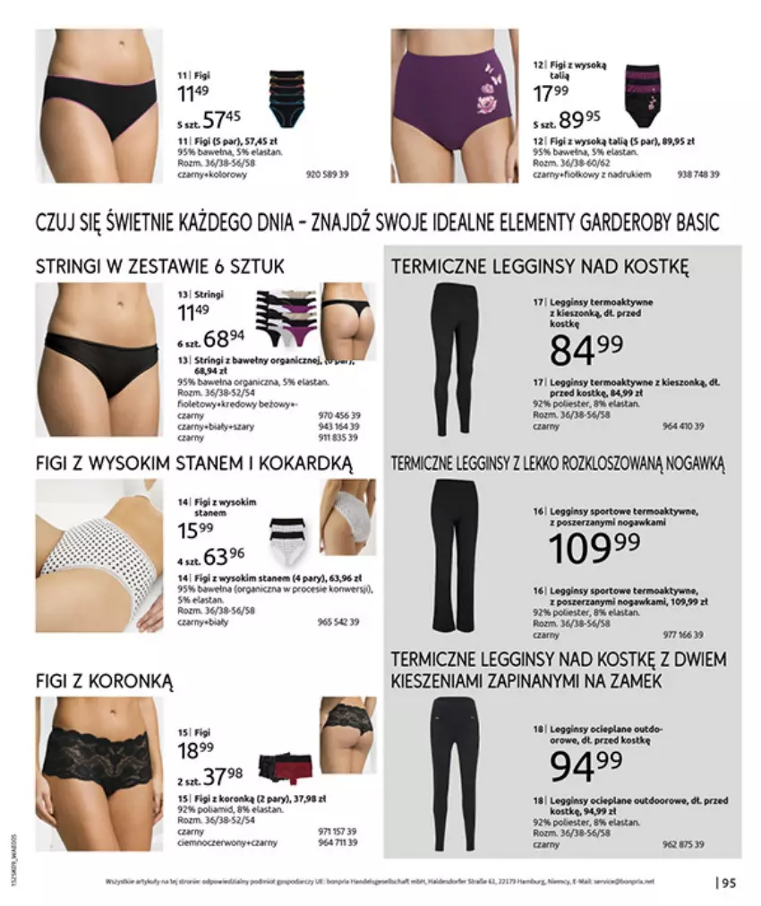 Gazetka promocyjna Bonprix - PRZYTULNY SEZON PRZEJŚCIOWY - ważna 23.09 do 03.11.2025 - strona 97 - produkty: Fa, Figi, Gin, Gra, LANA, Legginsy, Por, Sok, Stringi