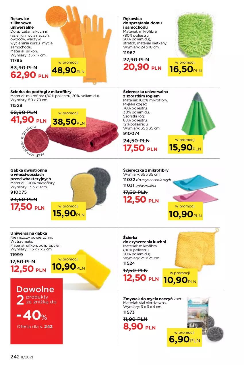 Gazetka promocyjna Faberlic - Gazetka - ważna 26.07 do 15.08.2021 - strona 242 - produkty: Do mycia naczyń, Rękawice