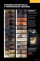 Gazetka promocyjna Faberlic - Gazetka - Gazetka - ważna od 15.08 do 15.08.2021 - strona 181 - produkty: Pielęgnacja włosów, Mus, Bursztyn, Królewski, Mleczko, Czekolada, Mule, Odżywka, Cappuccino, Wasa, Mango, Farba do włosów, Fa