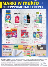 Gazetka promocyjna Makro - [Oferta promocyjna] Marki w MAKRO - Gazetka - ważna od 08.02 do 08.02.2021 - strona 4 - produkty: Piec, Płyn do prania, Sos, Rum, Mop, Gra, Papier, Zawieszka do wc, Karteczki samoprzylepne, Bref, Tablet, Proszek do prania, Szal, Clin, Kosz, Somat, Perwoll, Płyn do mycia, Biuro