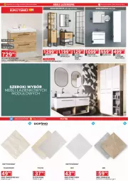 Gazetka promocyjna Merkury Market - Gazetka - ważna od 31.12 do 31.12.2023 - strona 48 - produkty: Ser, Płytka, Szafka pod umywalkę, Słupek, Szafka, Umywalka, Gres, Lustro