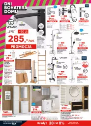 Gazetka promocyjna Leroy Merlin - Dni bohatera domu - Gazetka - ważna od 05.10 do 05.10.2021 - strona 2 - produkty: Kompakt WC, Bateria umywalkowa, Sok, Ser, Inka, Papier, Mata łazienkowa, Kolumna natryskowa, Szafka pod umywalkę, Stojak, Słupek, Termos, Kosz, Klej, Deska wolnoopadająca, Tran, Lack, Szafka, Półka, Półka łazienkowa, Mydelniczka, Bateria, Brodzik, Umywalka, Dozownik, Grohe, Drzwi, Lustro, Pokrywa, Dozownik mydła, Miska, Fa