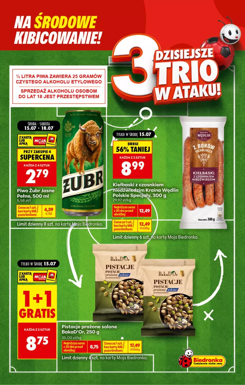 Gazetka promocyjna Biedronka - Gazetka - ważna 15.07 do 22.07.2026 - strona 4 - produkty: Gra, Pistacje, Piwa, Piwo