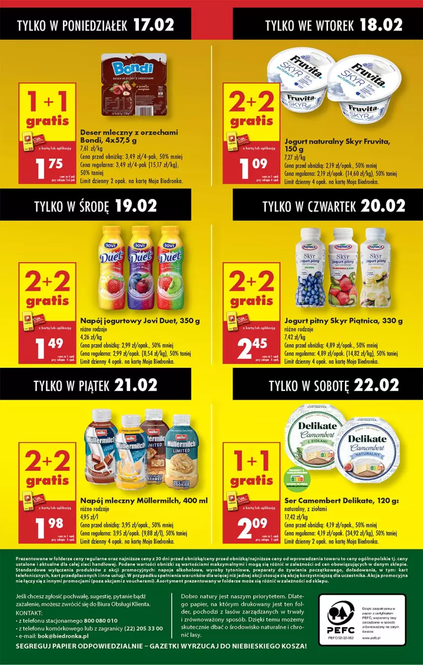 Gazetka promocyjna Biedronka - Od Poniedziałku - ważna 17.02 do 22.02.2025 - strona 78 - produkty: Camembert, Gra, Kosz, Mola, Napoje, Papier, Ser, Telefon