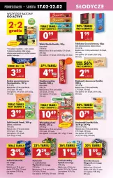 Gazetka promocyjna Biedronka - Od Poniedziałku - Gazetka - ważna od 22.02 do 22.02.2025 - strona 53 - produkty: Krówki mleczne, Ciastka, Ser, Por, Cukier, Bonitki, Tera, Herbatniki, Galaretki, Delicje, Baton, Deser, Cukierki, Gala, Kakao, Lanki, Biszkopty