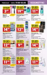 Gazetka promocyjna Biedronka - Od Poniedziałku - Gazetka - ważna od 22.02 do 22.02.2025 - strona 68 - produkty: Balsam po goleniu, Makijaż, Nivea Men, Krem do twarzy, Emulsja, Ser, Lactacyd, Eveline, Dezodorant, Płyn micelarny, Adidas, Pianka do golenia, Tera, Fusion, Szynka, Tołpa, Woda toaletowa, Gillette, Garnier, Maszynka, Woda, Mach3, Nivea, Fa