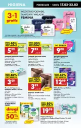 Gazetka promocyjna Biedronka - Od Poniedziałku - Gazetka - ważna od 22.02 do 22.02.2025 - strona 69 - produkty: Naturell, Top, Rum, Por, Gin, Papier, Rajstopy, Tera, Tampony, Papier toaletowy, Ręcznik, Chusteczki, Always, Podpaski, Carefree, Wkładki, Naturella, Fa