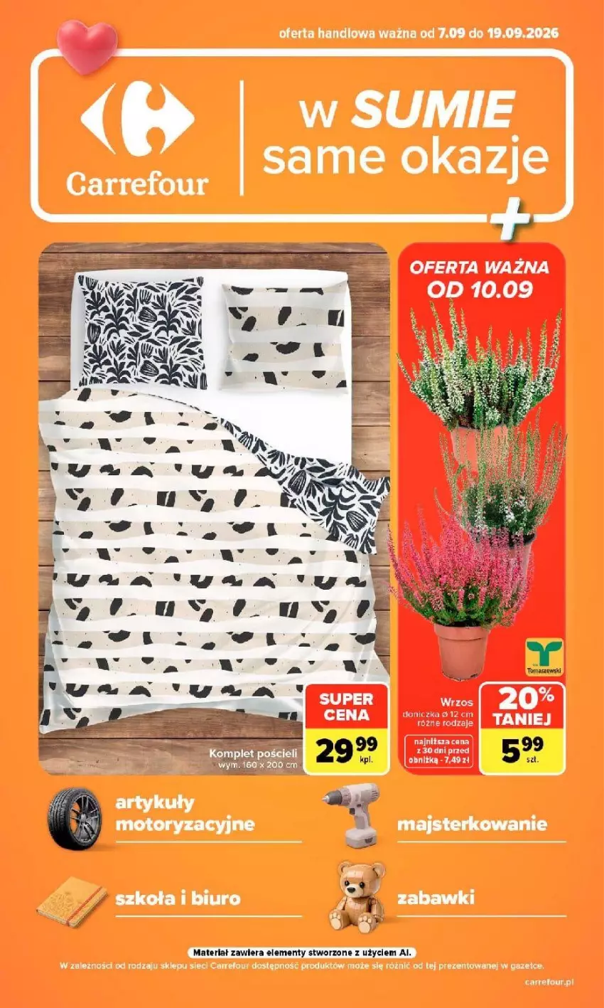 Gazetka promocyjna Carrefour - Gazetka Carrefour w SUMIE same okazje - ważna 07.09 do 19.09.2026 - strona 1
