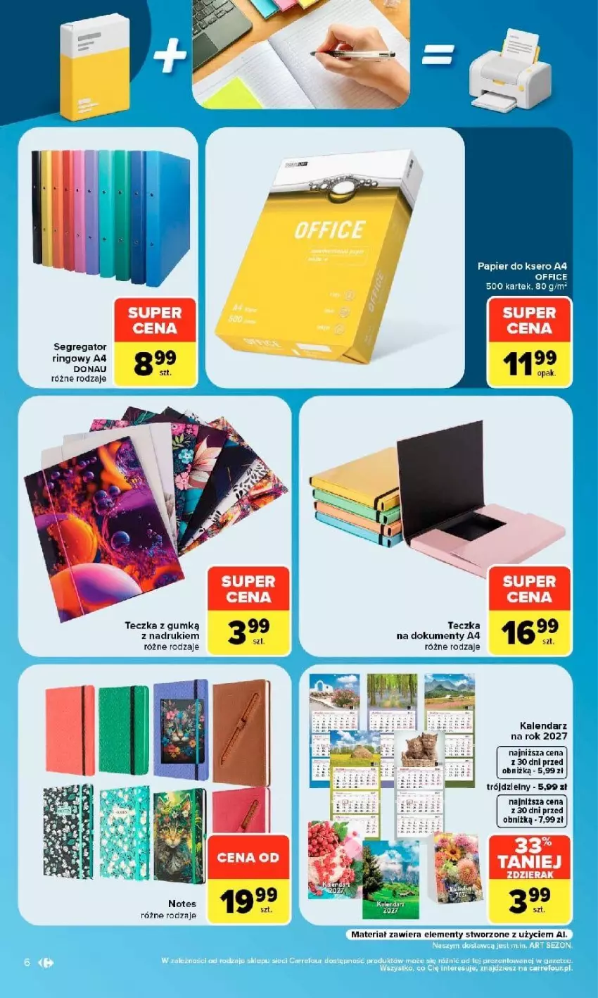 Gazetka promocyjna Carrefour - Gazetka Carrefour w SUMIE same okazje - ważna 07.09 do 19.09.2026 - strona 6 - produkty: Kalendarz