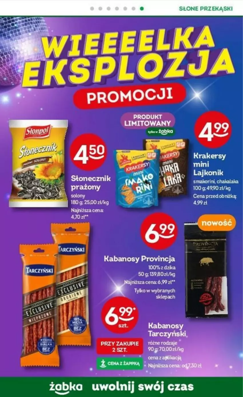 Gazetka promocyjna Żabka - ważna 07.02 do 13.02.2024 - strona 19 - produkty: Kabanos, Krakersy