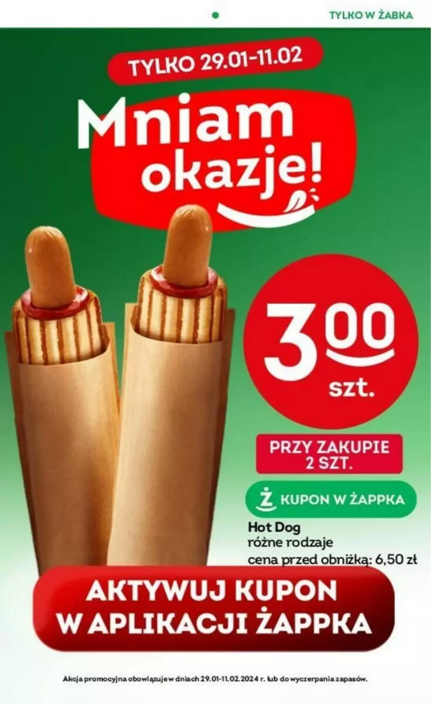 Gazetka promocyjna Żabka - ważna 07.02 do 13.02.2024 - strona 23 - produkty: Hot dog