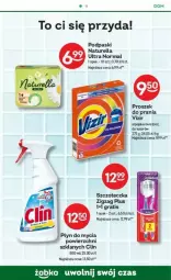 Gazetka promocyjna Żabka - Gazetka - ważna od 13.02 do 13.02.2024 - strona 55 - produkty: Naturell, Gra, Proszek do prania, Vizir, Podpaski, Płyn do mycia, Szczoteczka, Naturella