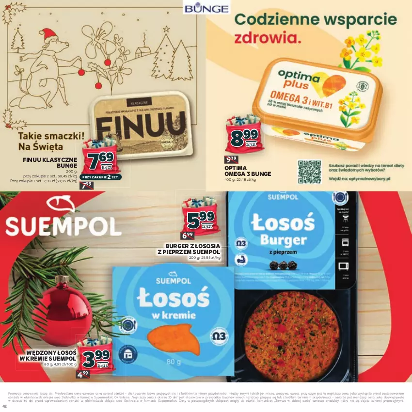 Gazetka promocyjna Stokrotka - Katalog Mikołajki! - ważna 20.11 do 10.12.2025 - strona 42 - produkty: Burger, Finuu, Mięso, Optima, Owoce, Pieprz, Sos, Suempol, Warzywa