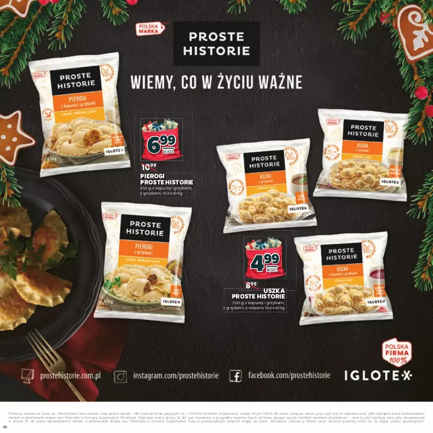 Gazetka promocyjna Stokrotka - Katalog Mikołajki! - ważna 20.11 do 10.12.2025 - strona 48 - produkty: Kapustą, Mięso, Owoce, Pierogi, Warzywa