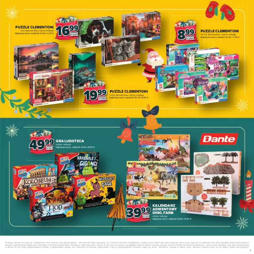 Gazetka promocyjna Stokrotka - Katalog Mikołajki! - ważna 20.11 do 10.12.2025 - strona 7 - produkty: Fa, Gra, Kalendarz, Mięso, Owoce, Puzzle, Warzywa