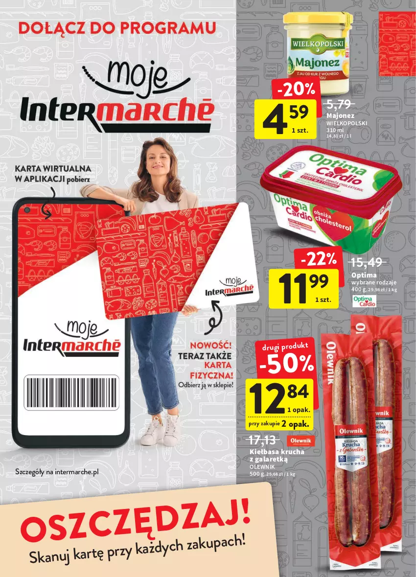 Gazetka promocyjna Intermarche - ważna 05.05 do 11.06.2022 - strona 2 - produkty: Gala, Kiełbasa, Kiełbasa krucha, Majonez, Olewnik, Optima