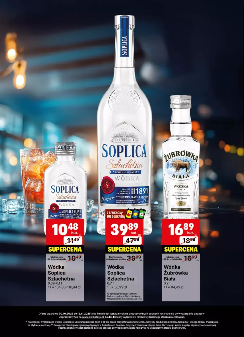 Gazetka promocyjna Delikatesy Centrum - Delibarek DC44-DC45 - ważna 30.10 do 12.11.2025 - strona 10 - produkty: Rama, Rum, Soplica, Wódka