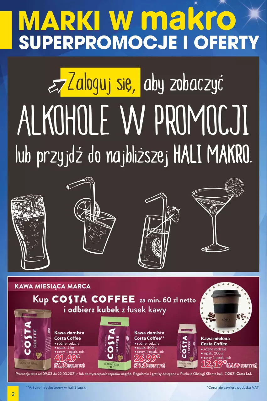 Gazetka promocyjna Makro - [Oferta specjalna] Marki w MAKRO - ważna 09.03 do 22.03.2021 - strona 2 - produkty: Kawa, Kawa mielona, Kawa ziarnista