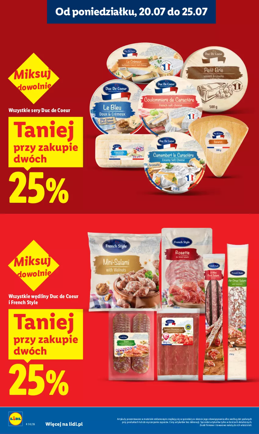 Gazetka promocyjna Lidl - Gazetka ważna od 23.07. do 25.07. - ważna 23.07 do 25.07.2026 - strona 12 - produkty: Ser