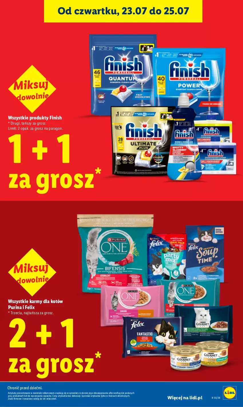 Gazetka promocyjna Lidl - Gazetka ważna od 23.07. do 25.07. - ważna 23.07 do 25.07.2026 - strona 27 - produkty: Felix, Finish, Pur, Purina