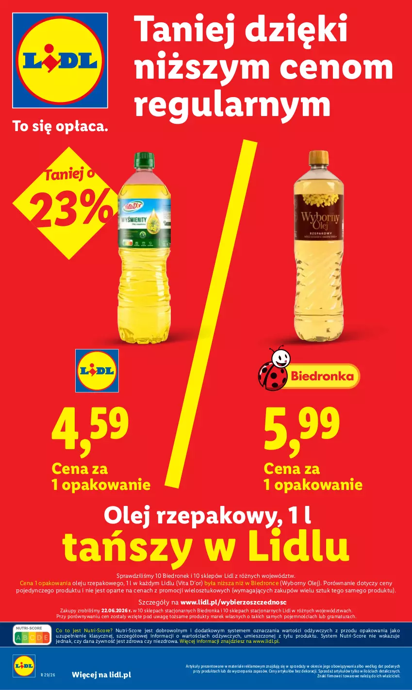Gazetka promocyjna Lidl - Gazetka ważna od 23.07. do 25.07. - ważna 23.07 do 25.07.2026 - strona 32 - produkty: Gra, Olej, Olej rzepakowy, Por, Rama