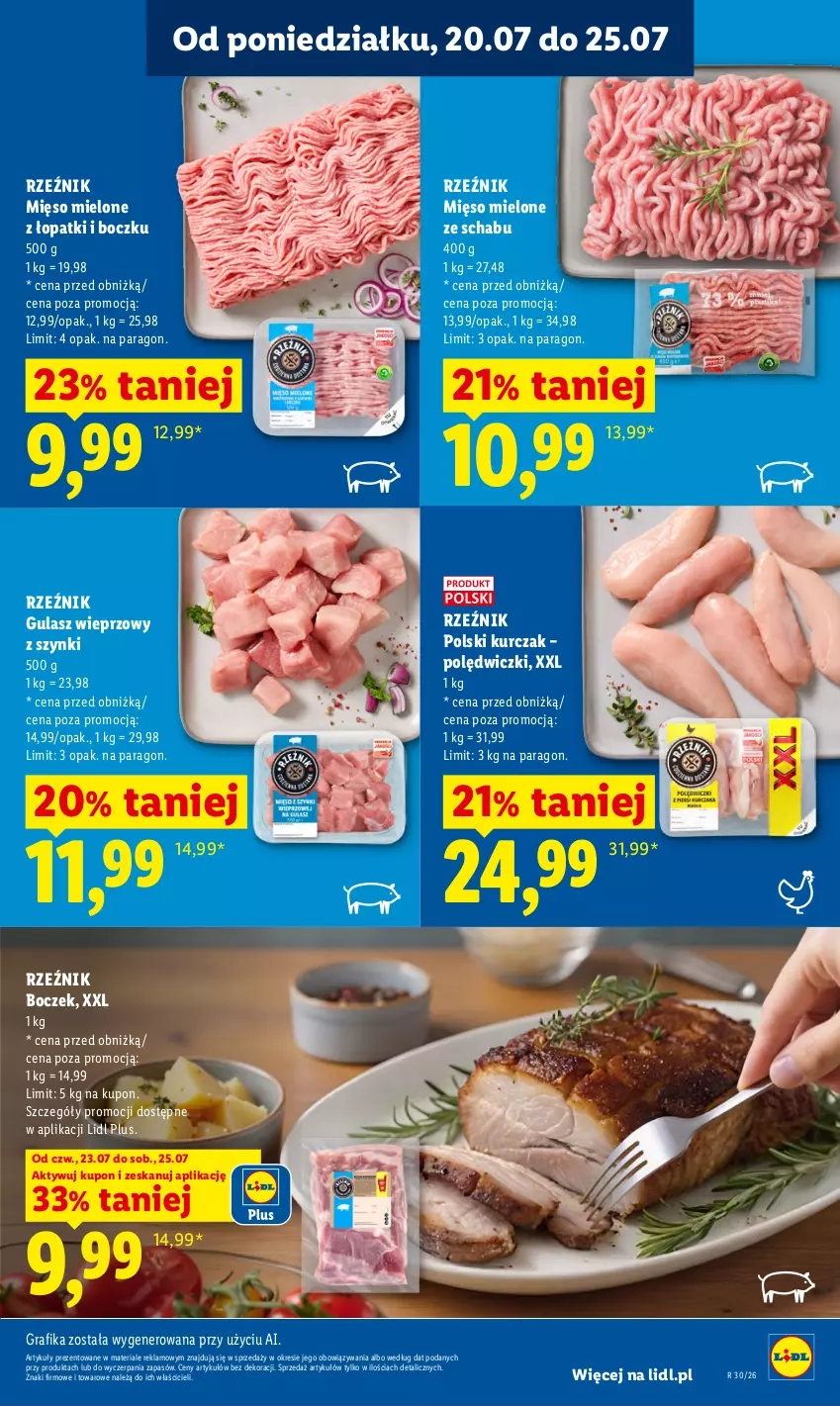 Gazetka promocyjna Lidl - Gazetka ważna od 23.07. do 25.07. - ważna 23.07 do 25.07.2026 - strona 65 - produkty: Boczek, Gra, Grafika, Kurczak, Mięso, Mięso mielone