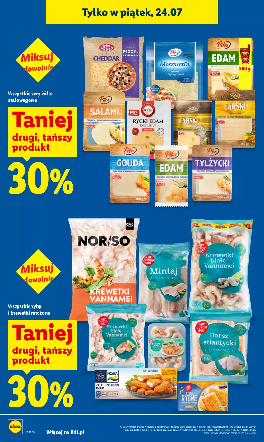 Gazetka promocyjna Lidl - Gazetka ważna od 23.07. do 25.07. - ważna 23.07 do 25.07.2026 - strona 68 - produkty: Krewetki, Ser