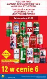 Gazetka promocyjna Lidl - Gazetka ważna od 23.07. do 25.07. - Gazetka - ważna od 25.07 do 25.07.2026 - strona 6 - produkty: Piwa