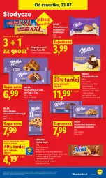 Gazetka promocyjna Lidl - Gazetka ważna od 23.07. do 25.07. - Gazetka - ważna od 25.07 do 25.07.2026 - strona 83 - produkty: Goplana, Ciastka, Prince Polo, Sati, Jeżyki, Kawa, Croissant, LANA, Mleczko, Oreo, Milka