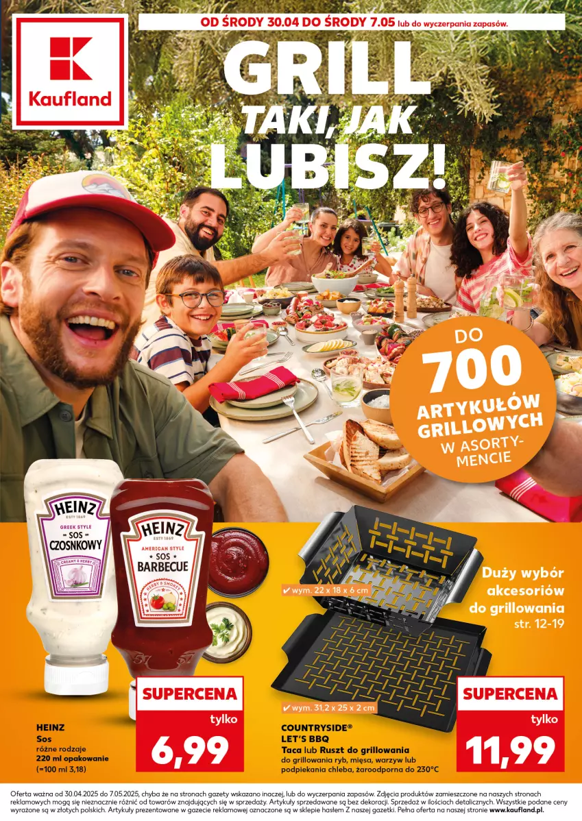 Gazetka promocyjna Kaufland - Kaufland - ważna 30.04 do 07.05.2025 - strona 1 - produkty: Grill, Sos