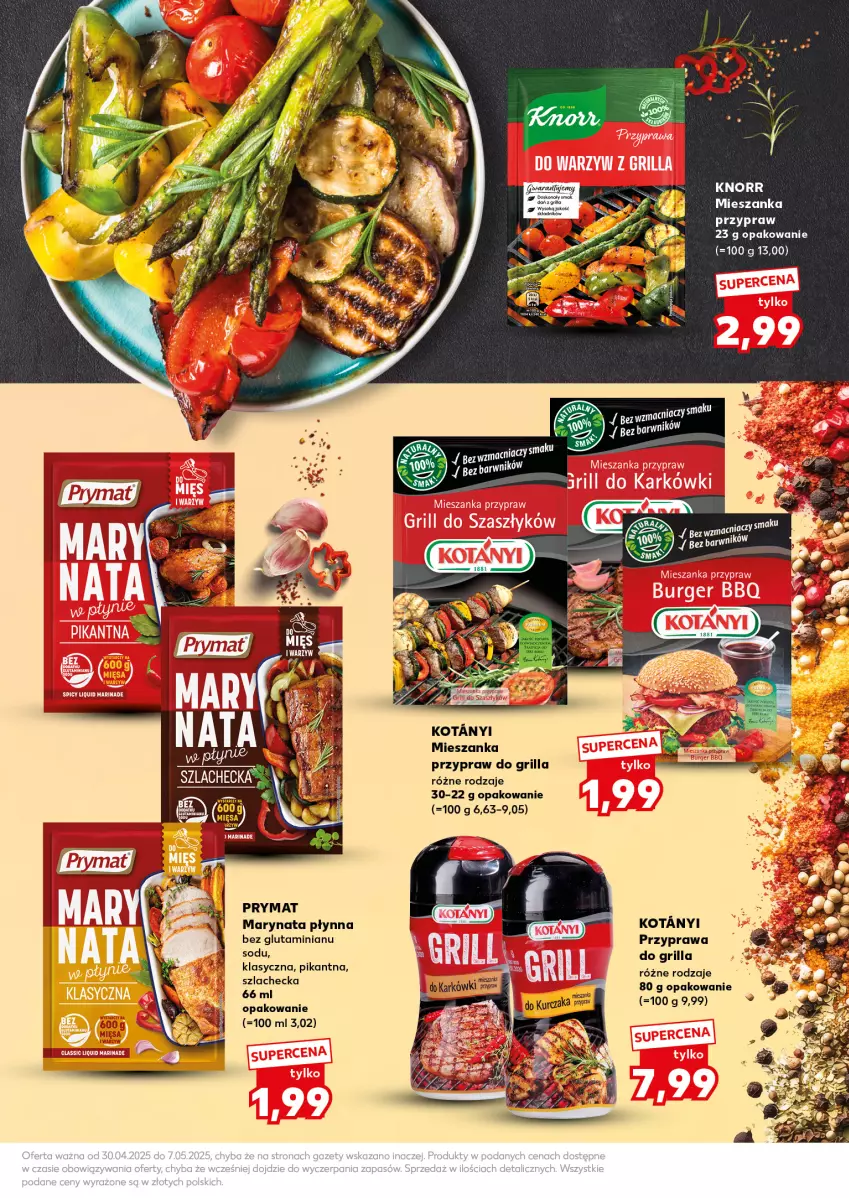 Gazetka promocyjna Kaufland - Kaufland - ważna 30.04 do 07.05.2025 - strona 11 - produkty: Grill, Knorr, Prymat