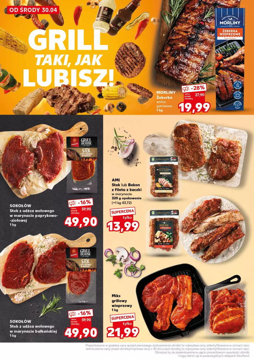 Gazetka promocyjna Kaufland - Kaufland - ważna 30.04 do 07.05.2025 - strona 2 - produkty: Beko, Grill, Mięso, Sok, Sokołów, Stek, Stek z udźca wołowego