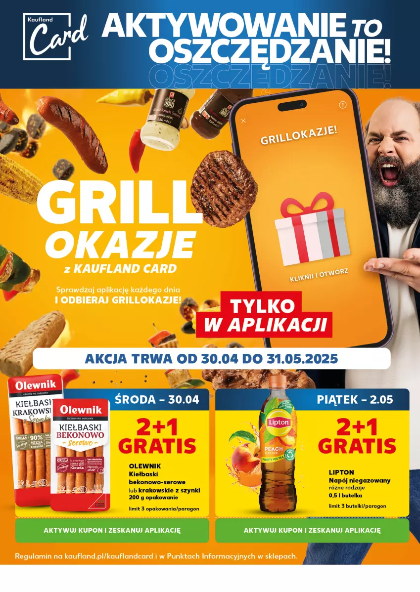 Gazetka promocyjna Kaufland - Kaufland - ważna 30.04 do 07.05.2025 - strona 20 - produkty: Beko, Lipton, Napój, Napój niegazowany, Olewnik, Ser